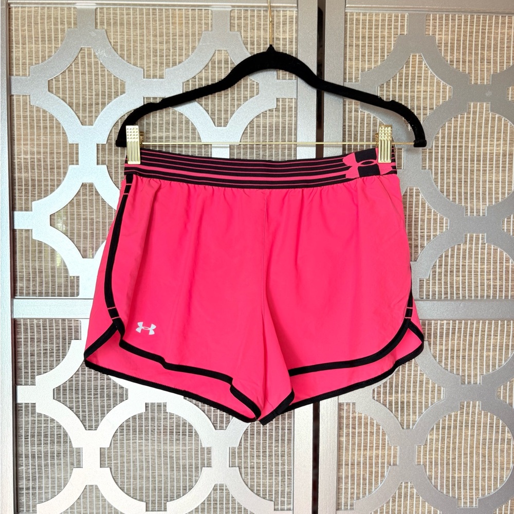 Under Armour Women's Neon Pink Athletic Shorts